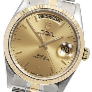 TUDOR Prince Date Day 76213 gold Dial Automatic Men's Watch_899039